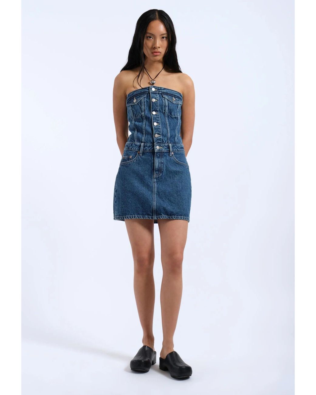 Dr. Denim Blue Carlisle Dress