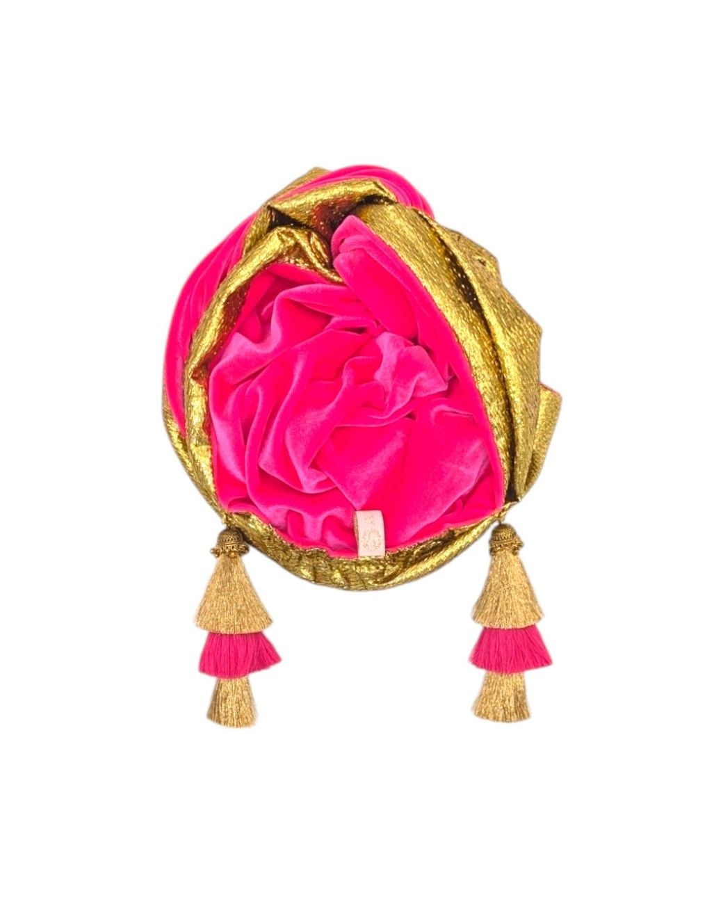 Julia Clancey Pink Golden Snazzy Hotty Swinglette Turban