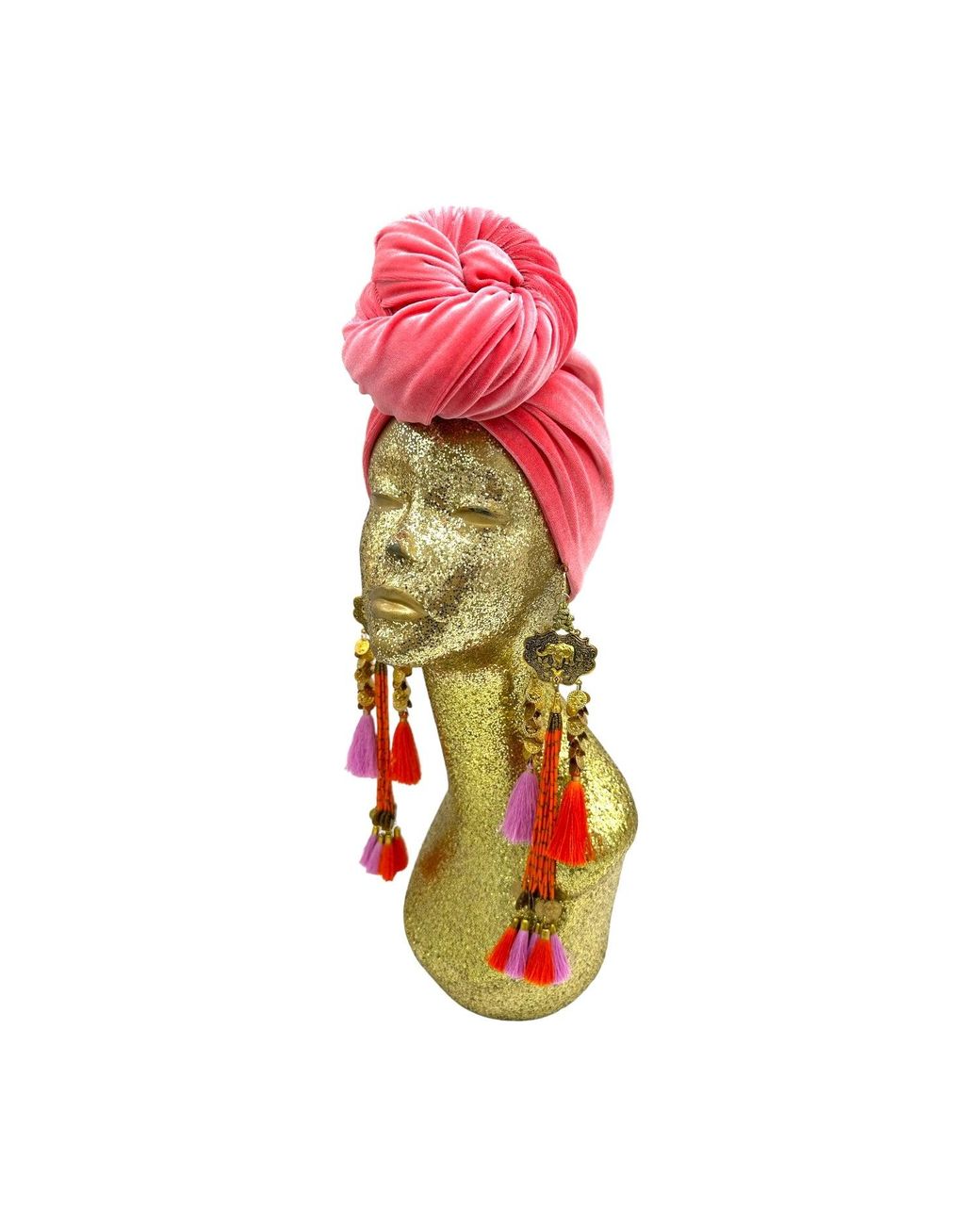 Julia Clancey Red Flaminguita Dream Turban