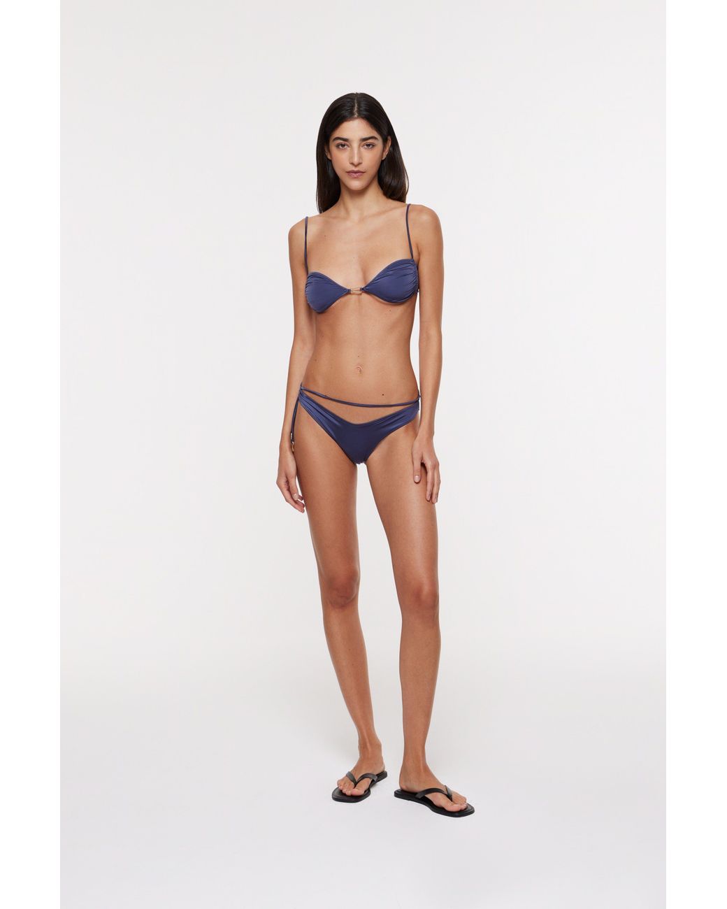 Bianca Resortwear Blue Calla Bikini Top