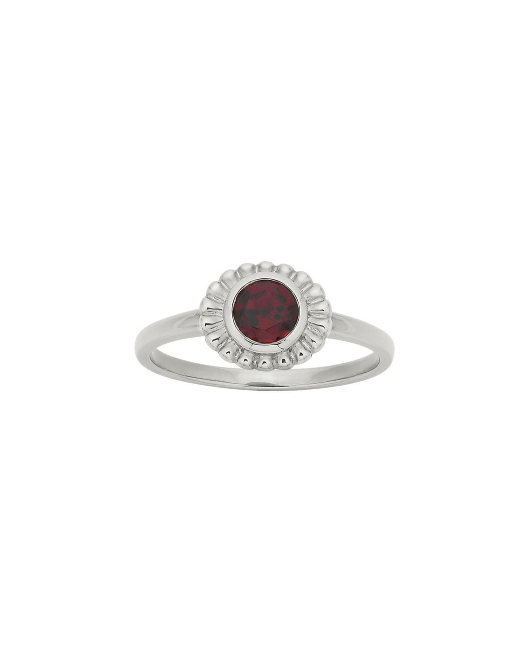 Zoe & Morgan Multicolor Odette Ring With Garnet
