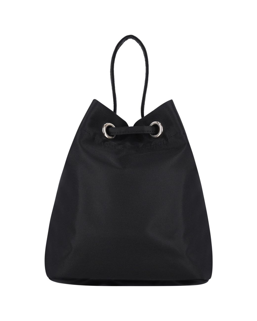 MARHEN.J Black Recycled Nylon Bucket Bag