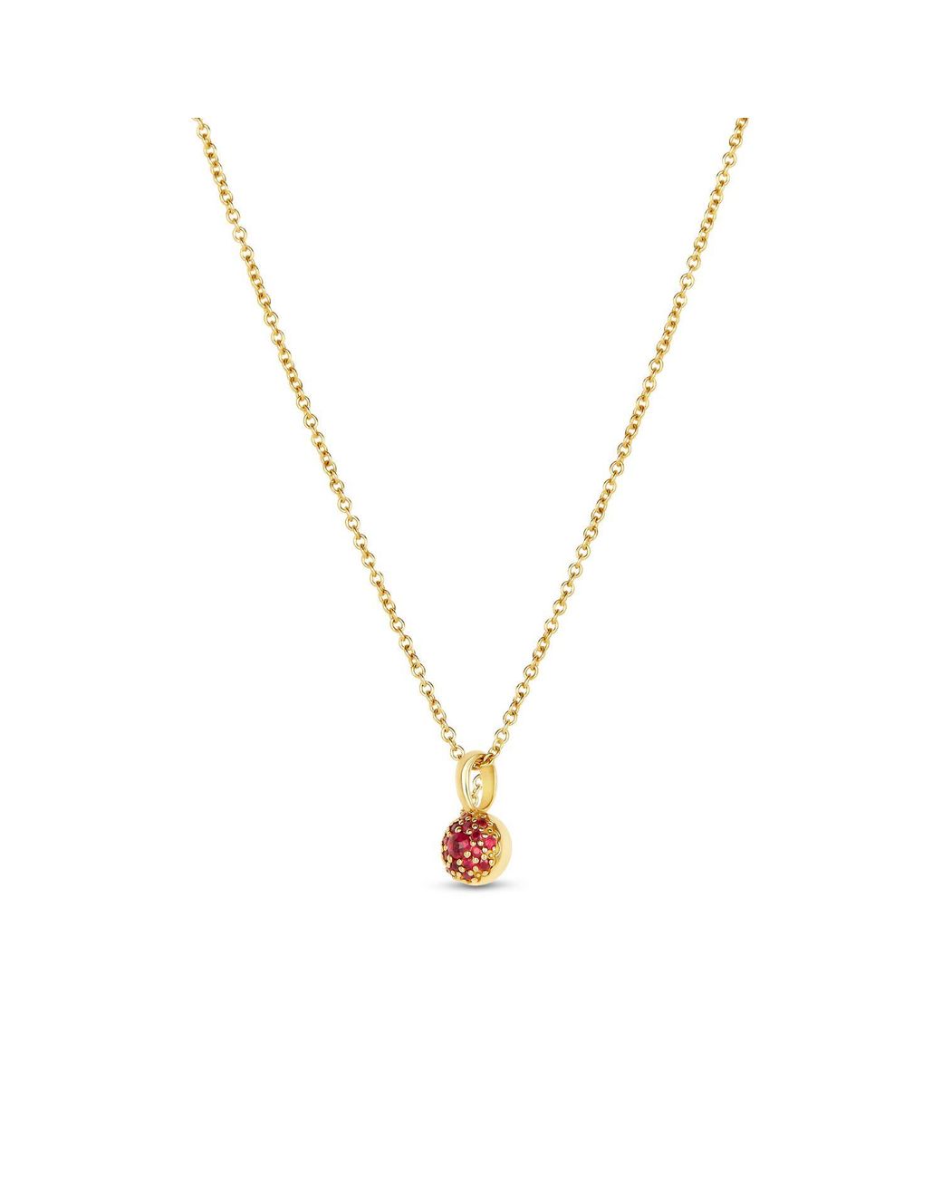 Dinny Hall Metallic Ruby Bon Bon Pendant
