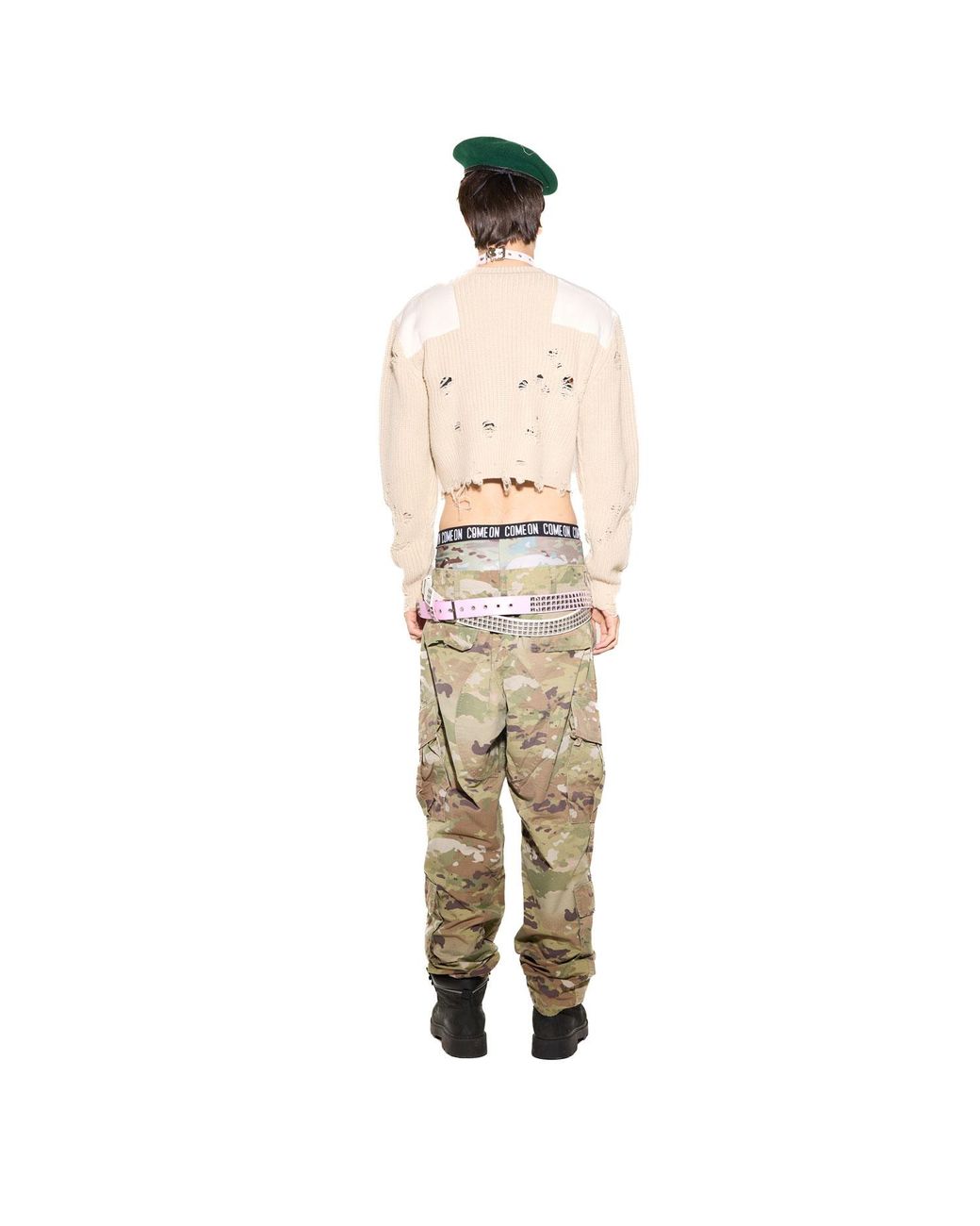 Come on Natural Military Sweater