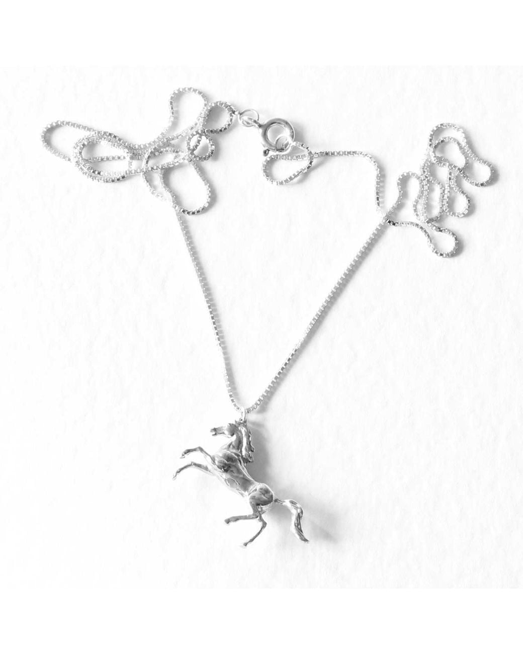 Lee Renee Metallic Horse Necklace