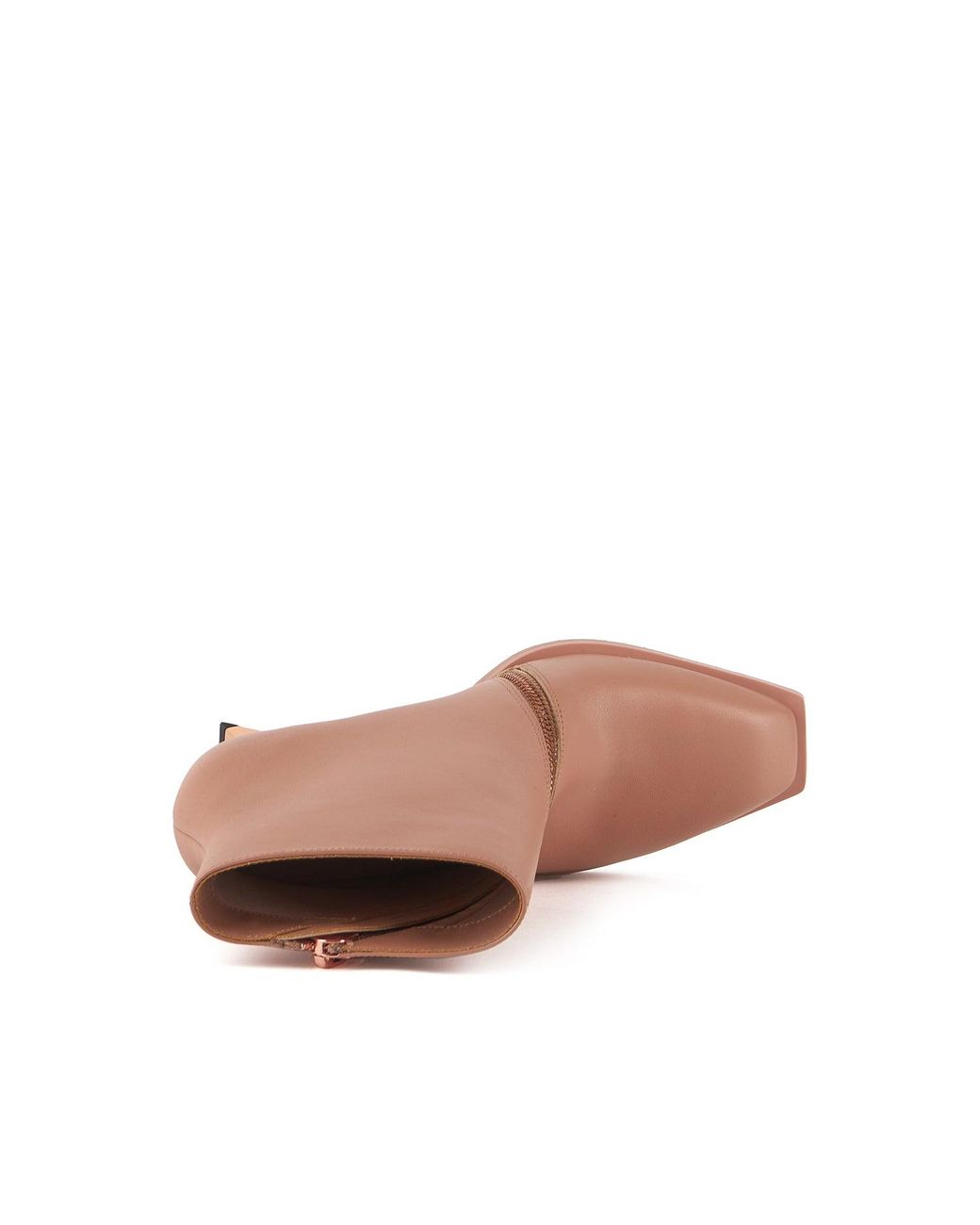 United Nude Brown Zip-Around Rockit Heel Ankle Boots