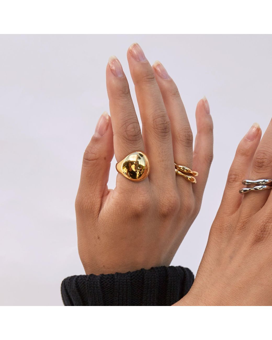Biko Jewellery Metallic Amphora Ring