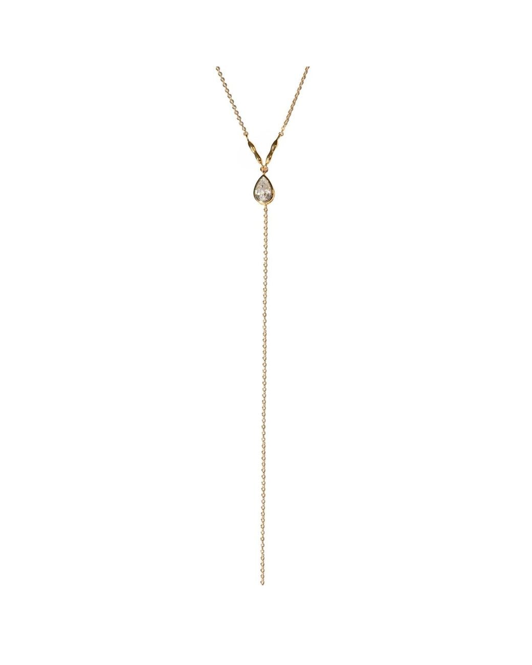 Studio Baloge White Épure Goutte Necklace