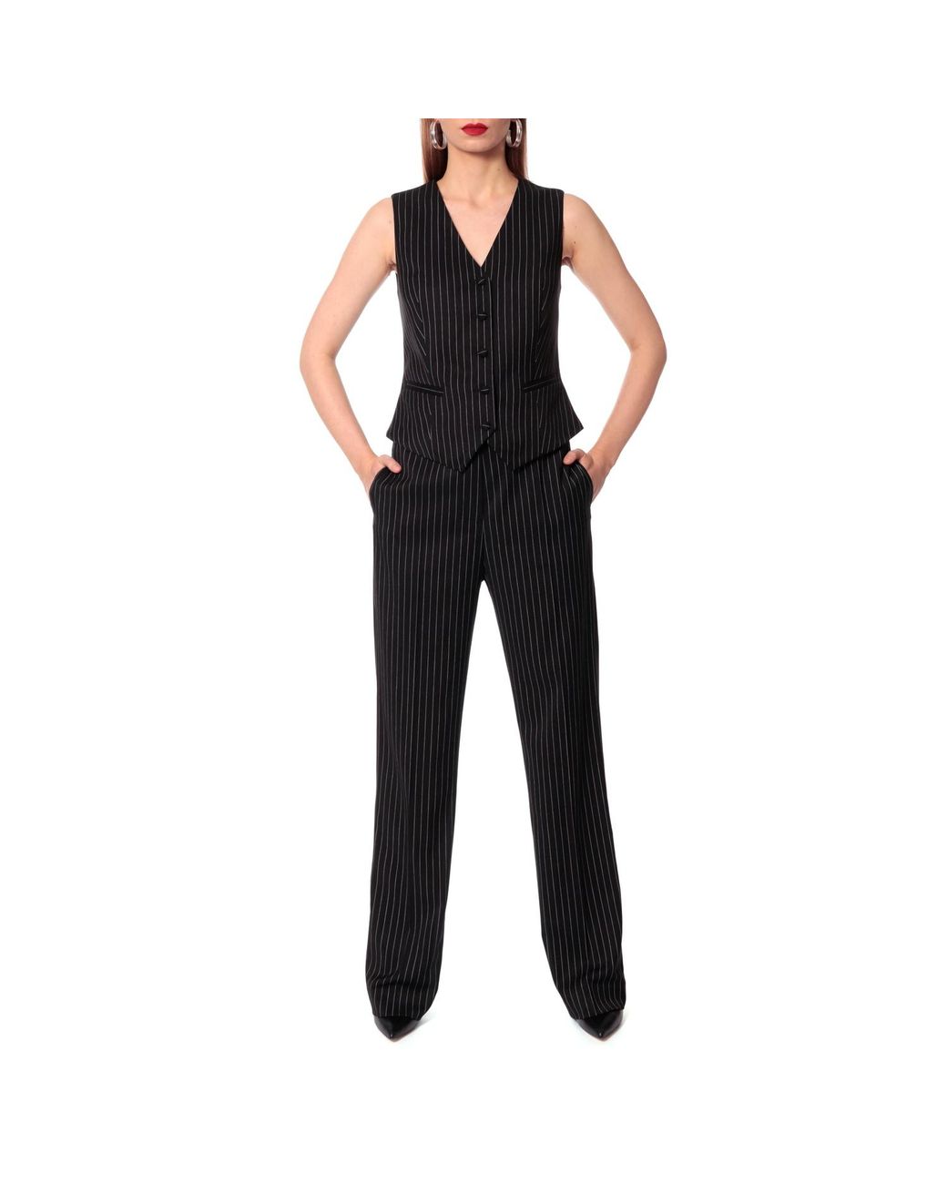 AGGI by HALEWSKI Black Hana Shadow Vest