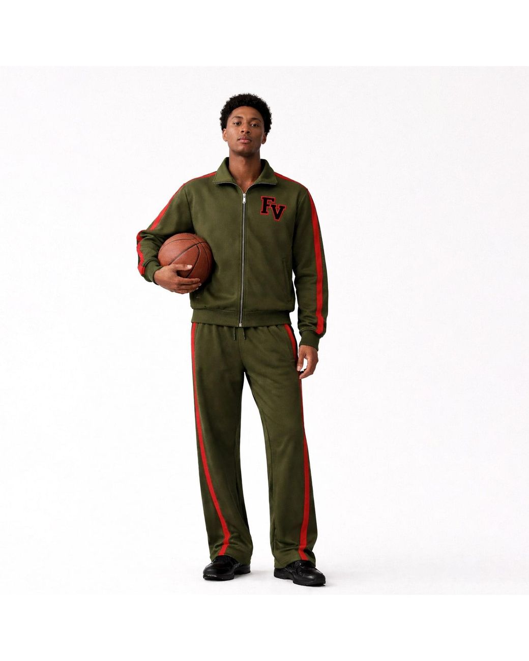 Freak Vault Green Oliveperry Tracksuit Set for men