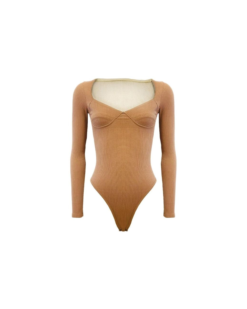 Chuks Collins White Neutrals Lady Liberty Long Sleeve Leotard