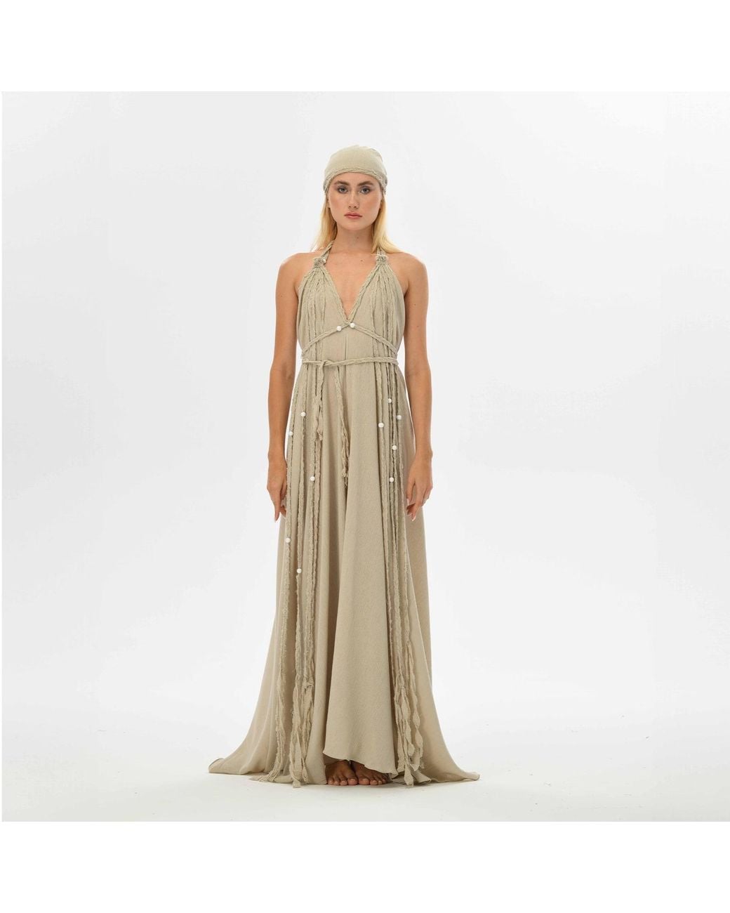 Zhenabia Natural Neutrals Kismet Dress