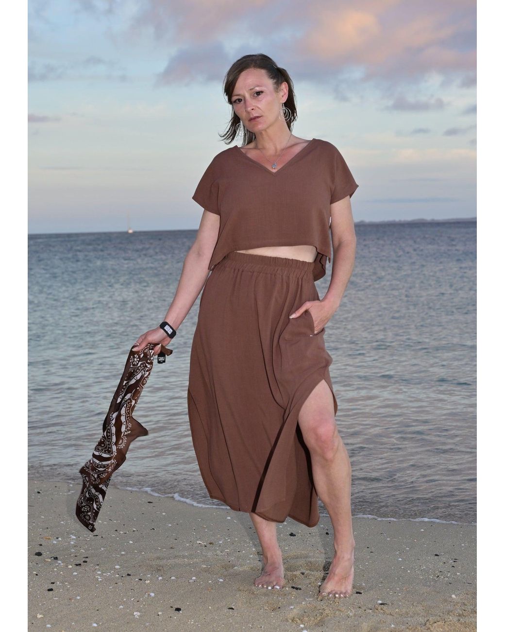 Frock Tales Brown Jetty Top