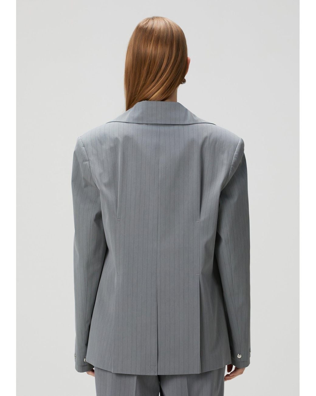 Pcfg Gray Cotton Woven Jacket