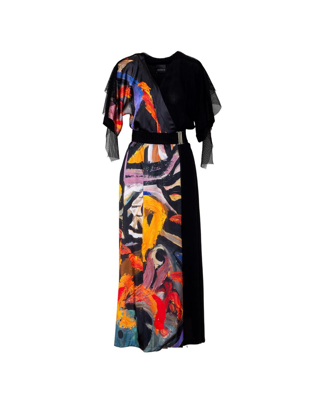 ARTISTA Black Shine Dress