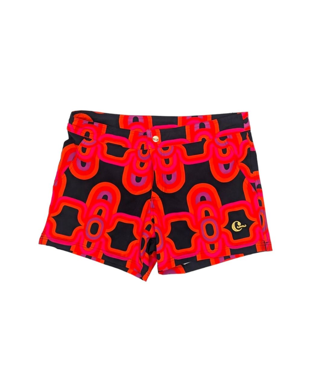 Julia Clancey Red Sunset Rooftop Board Short for men