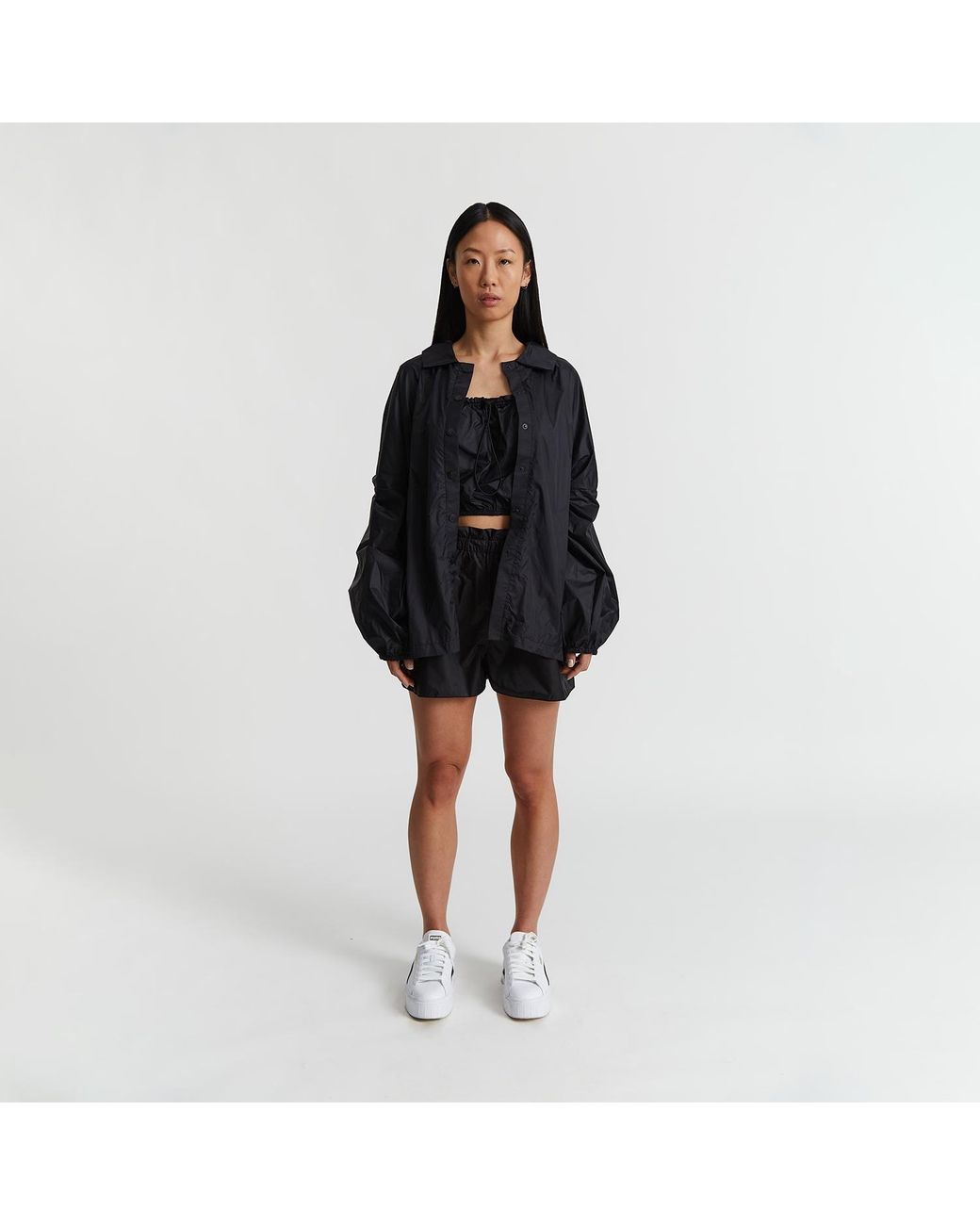 Audrey Vallens Gray Spades Athleisure Jacket