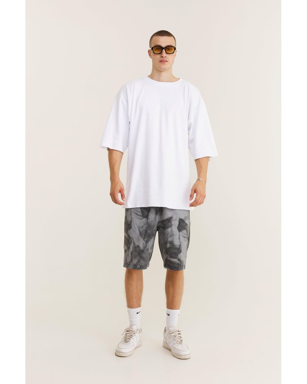 mysimplicated Gray Bermuda Shorts for men