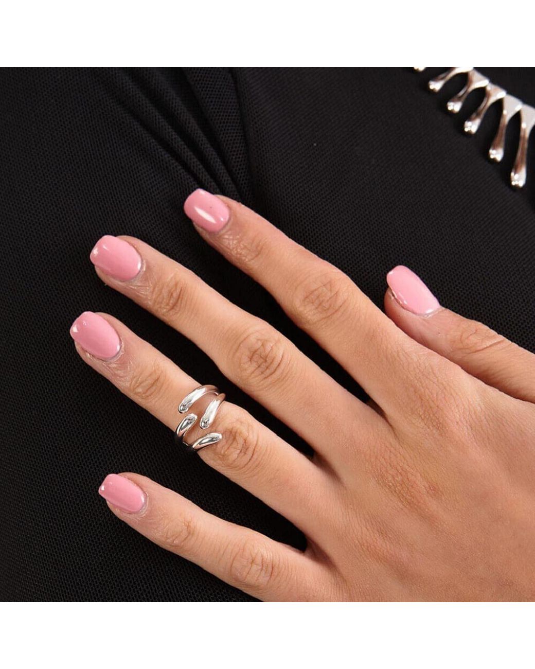 Lucy Quartermaine Metallic Four Drop Midi Ring Part Two