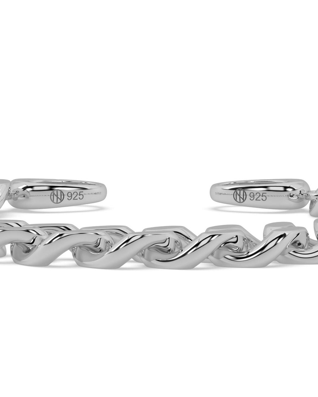 Onia Metallic Bold Cuban Link Bracelet