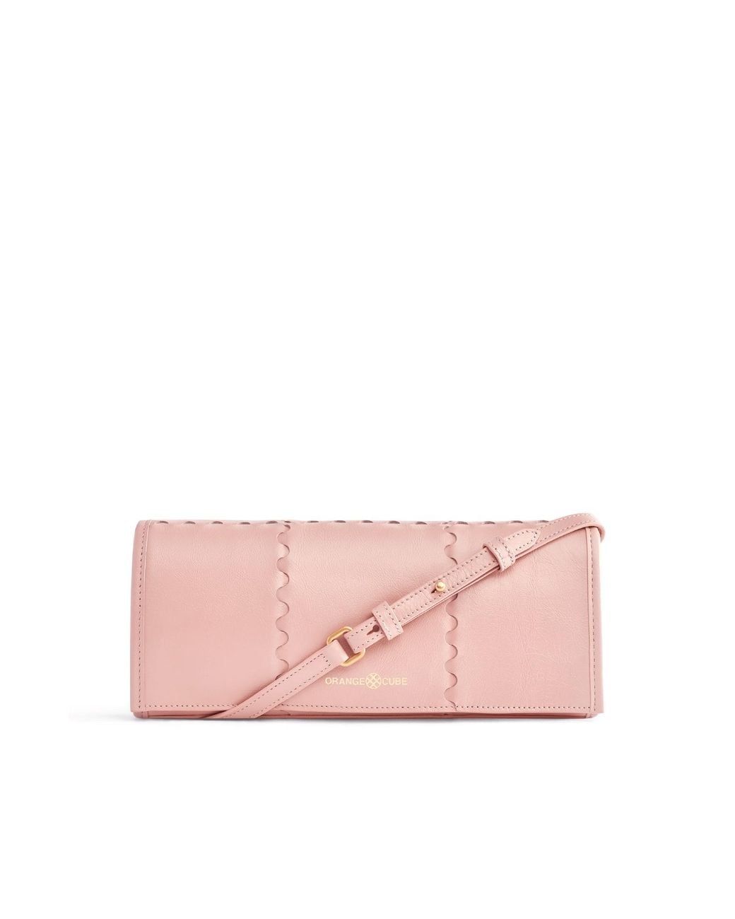 Orange Cube Pink Mosaic Shoulder Bag