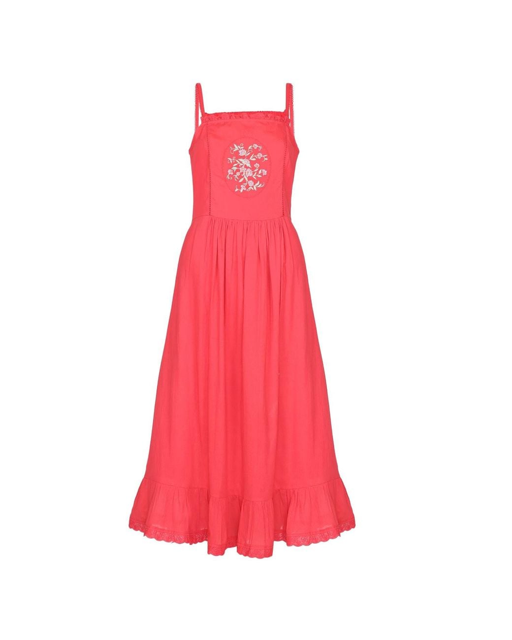 Em & Shi Pink Rose Strap Dress