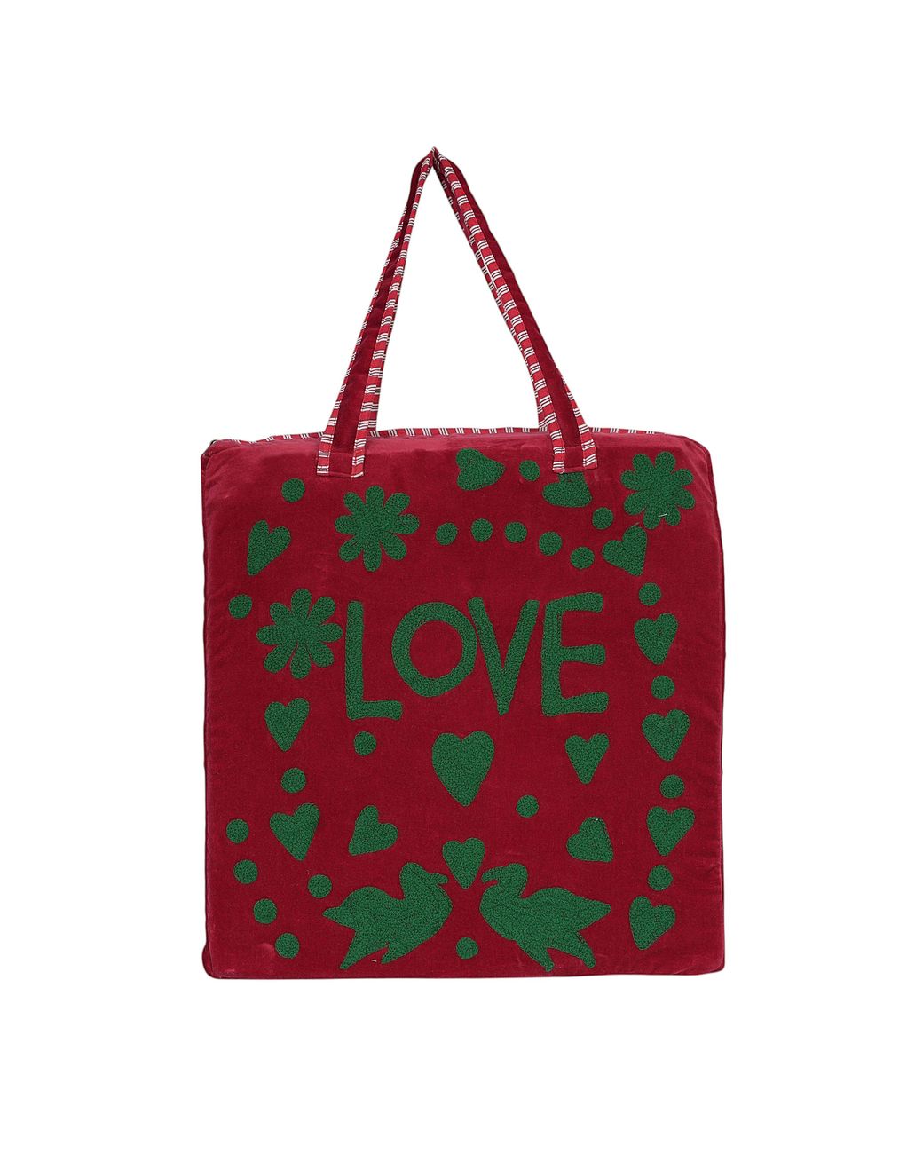 Conscious Yoga Collective Red Love Suzani Tote