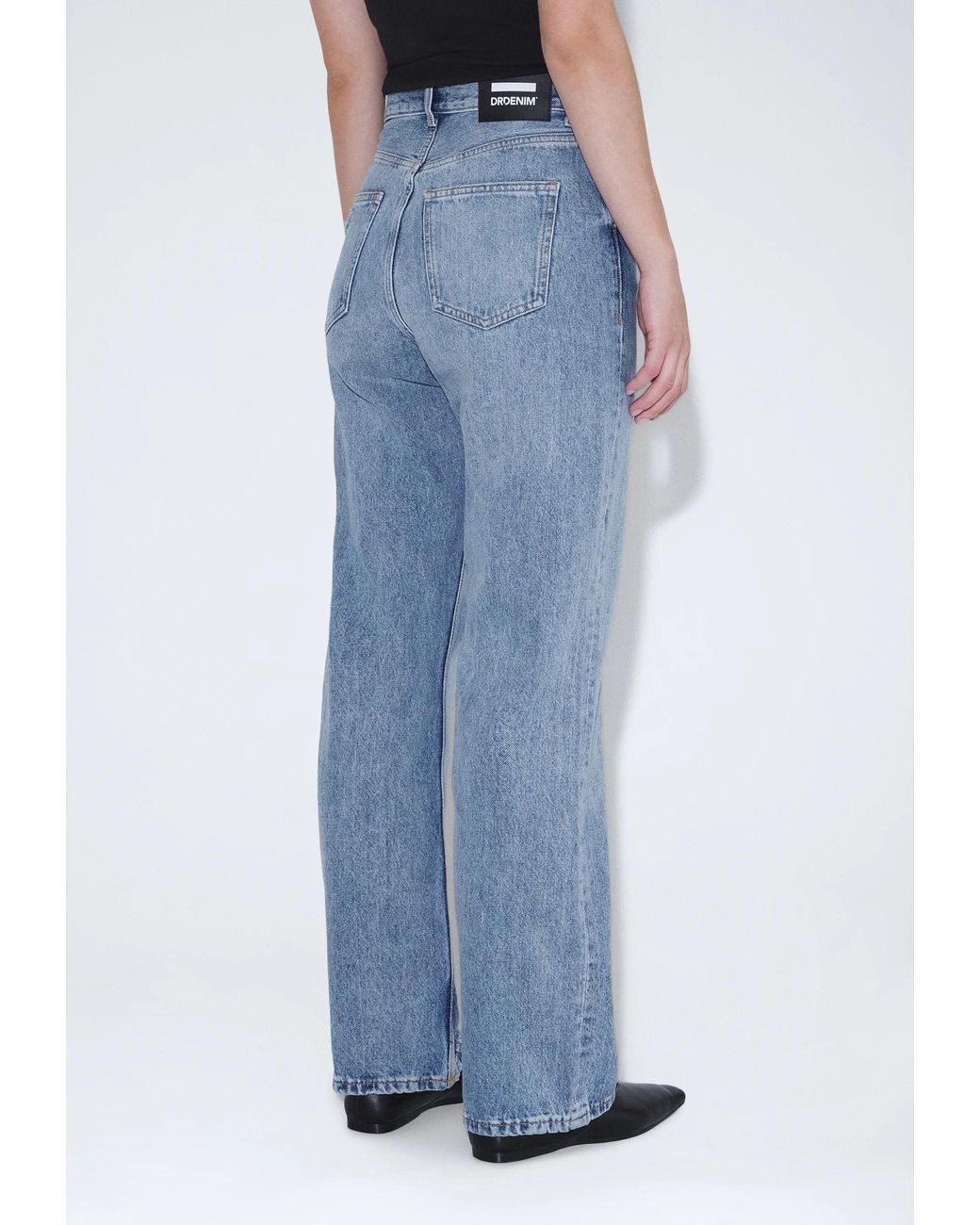 Dr. Denim Blue Echo High Straight