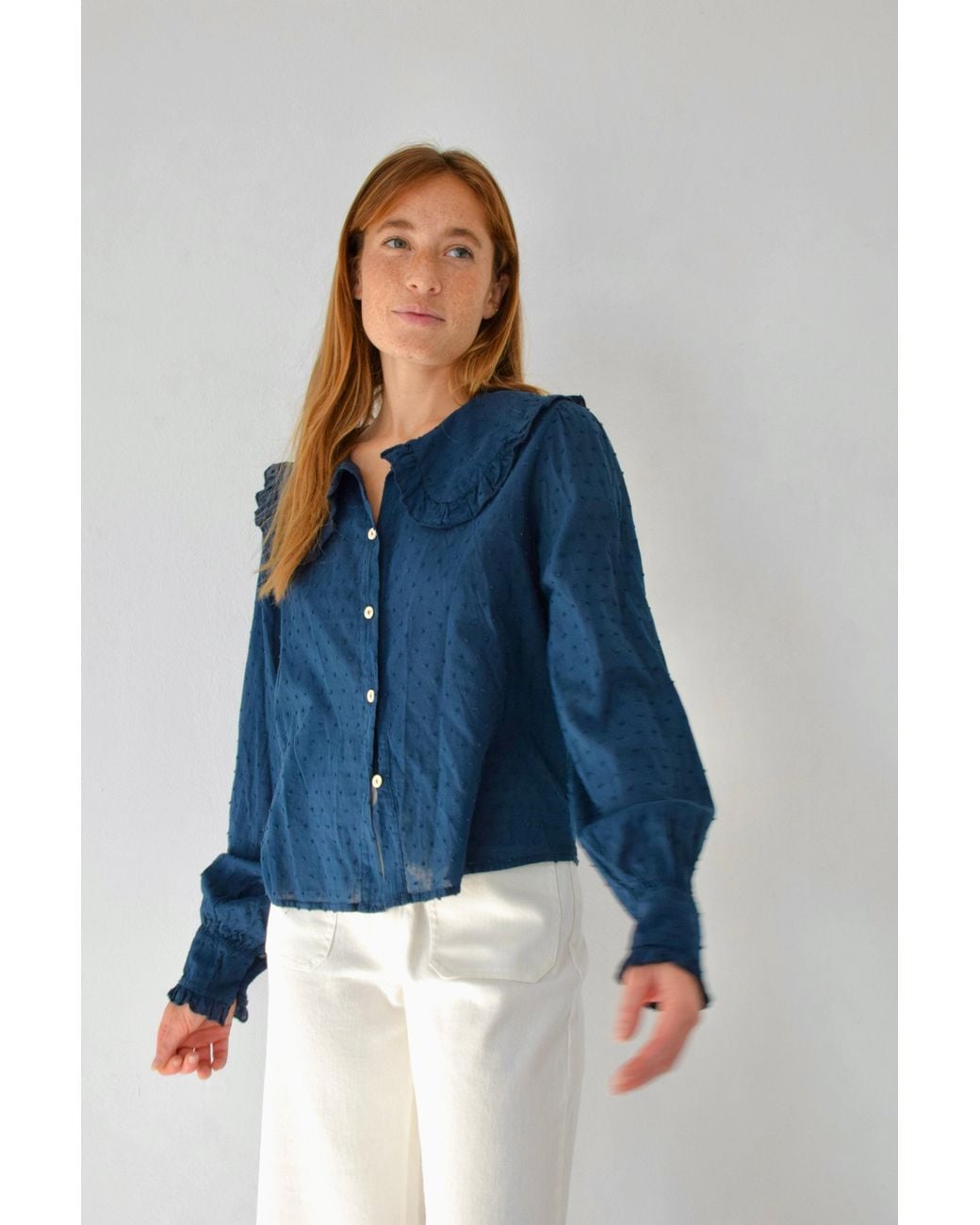Mind Traveler Blue Diana Blouse