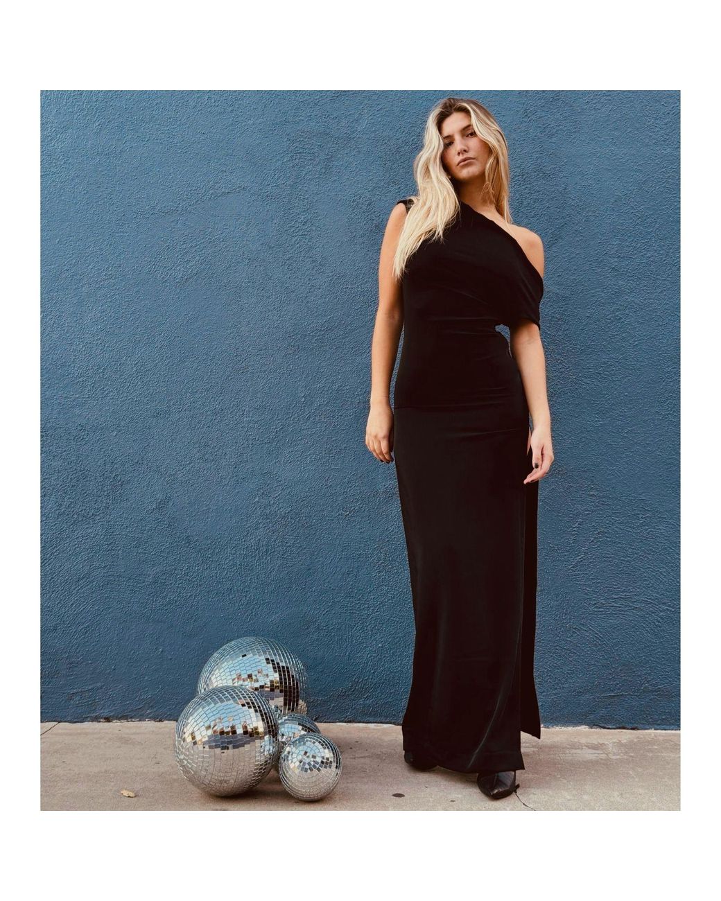 LAHIVE Black Opera Dress