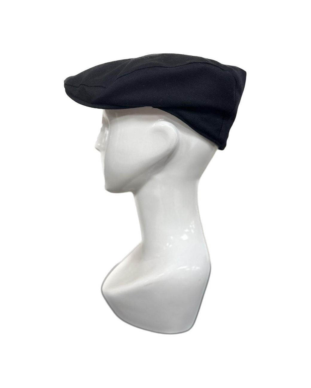 Kinalba Blue Cashmere Flat Cap for men