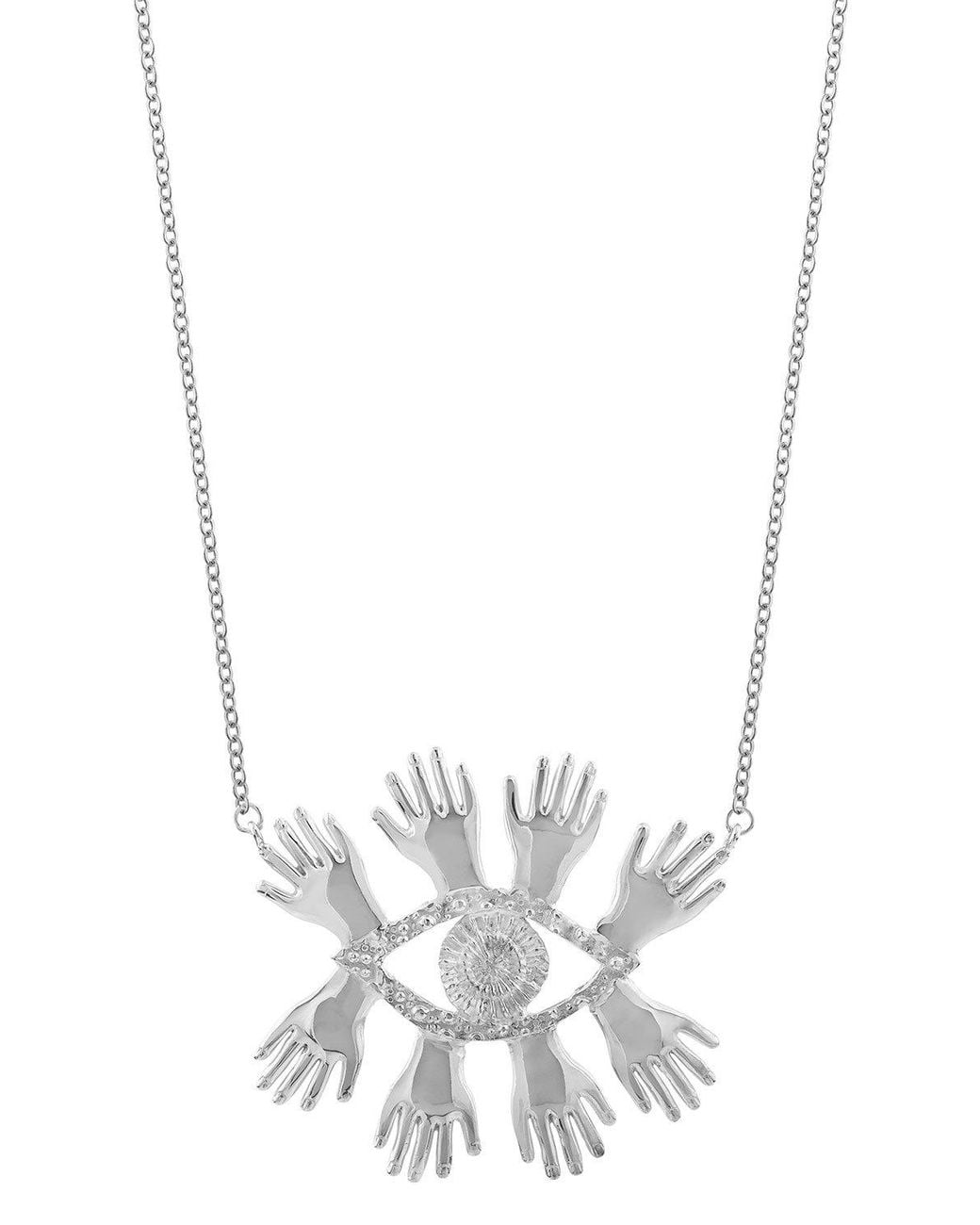 Sophie Simone Designs White Necklace Abre Los Ojos
