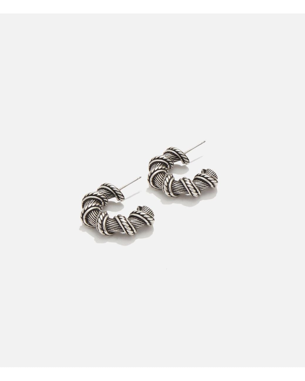 Lovard Metallic Twisted Hoops