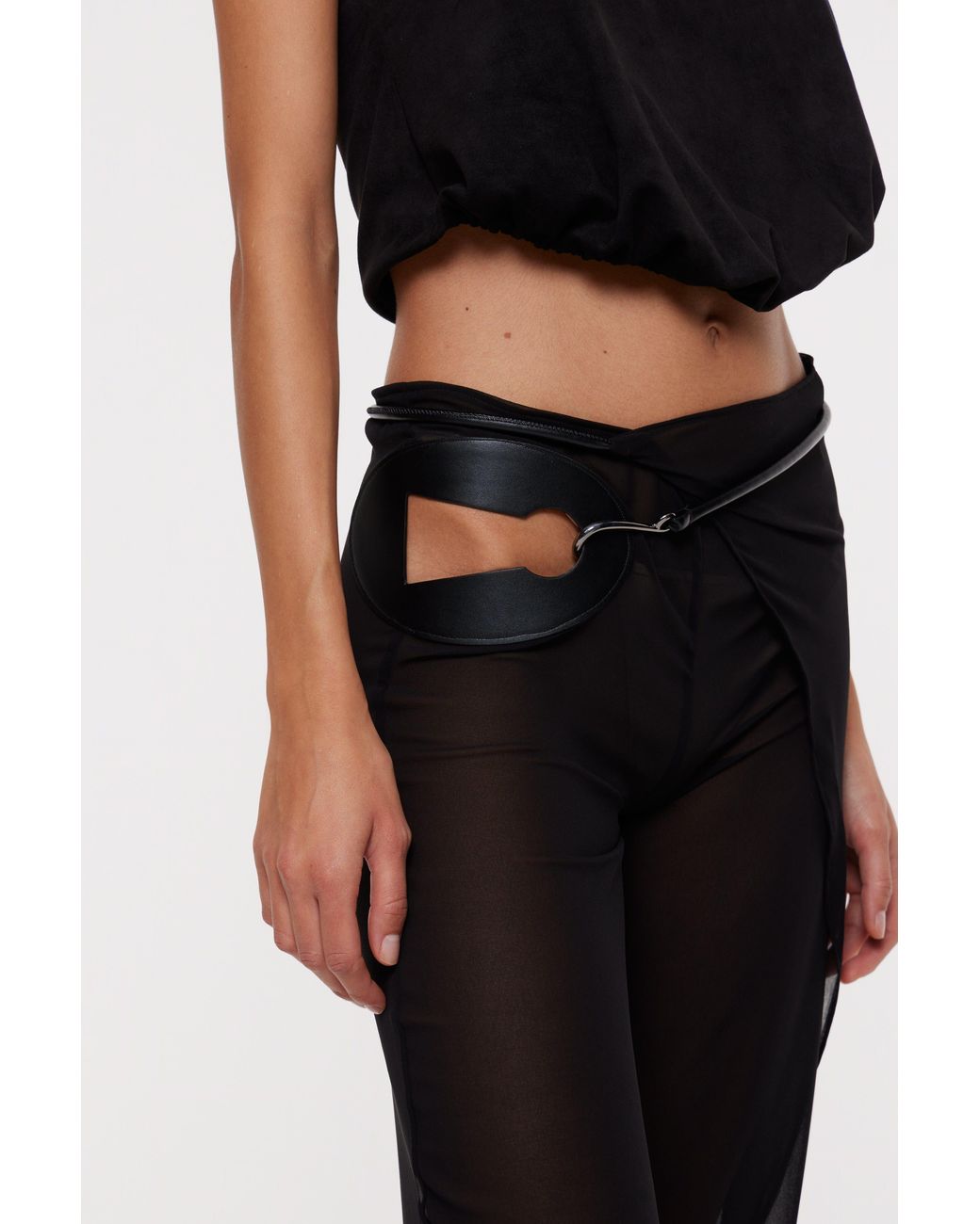 Bianca Resortwear Black Deva Wrap Trousers