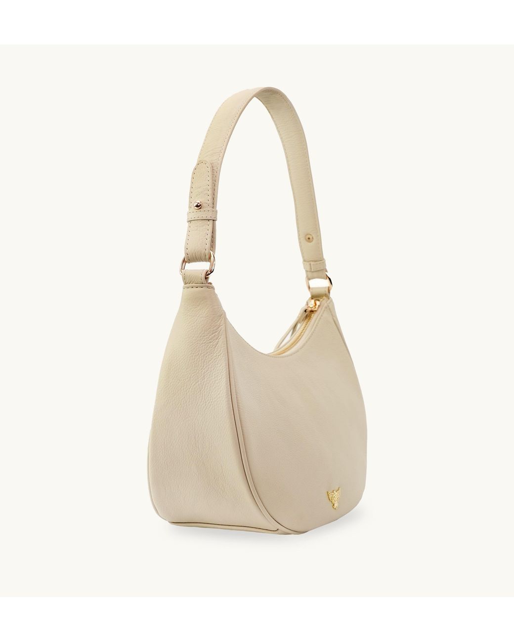 Apatchy London Natural Neutrals The Lucy Stone Leather Bag