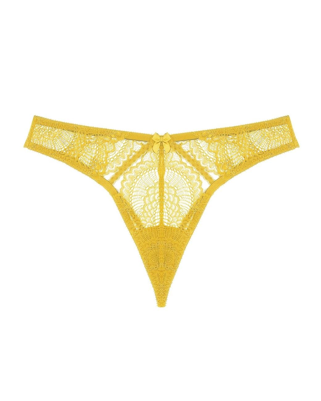 Journelle Yellow Natalia String Thong Soleil