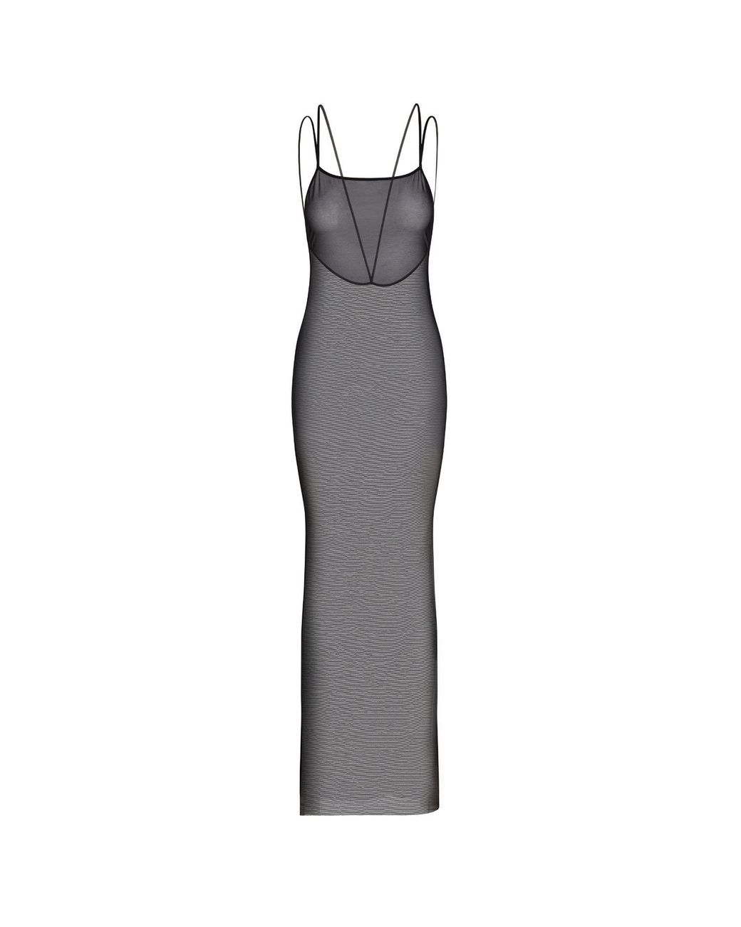 Franca Vinka Gray Vittoria Maxi Dress