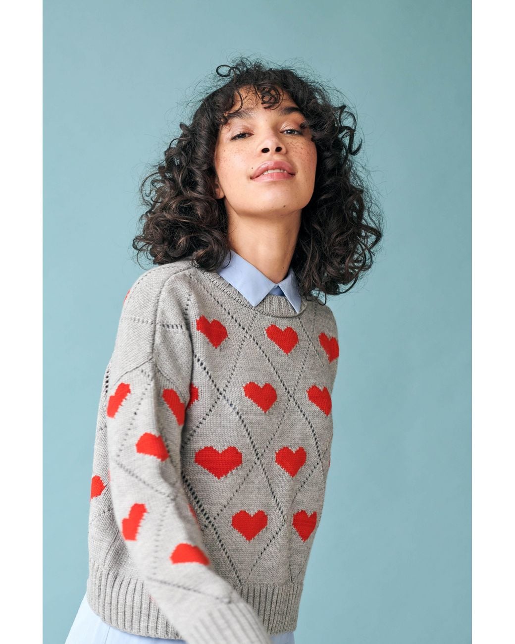 Gigi Knitwear Red Love Sweater