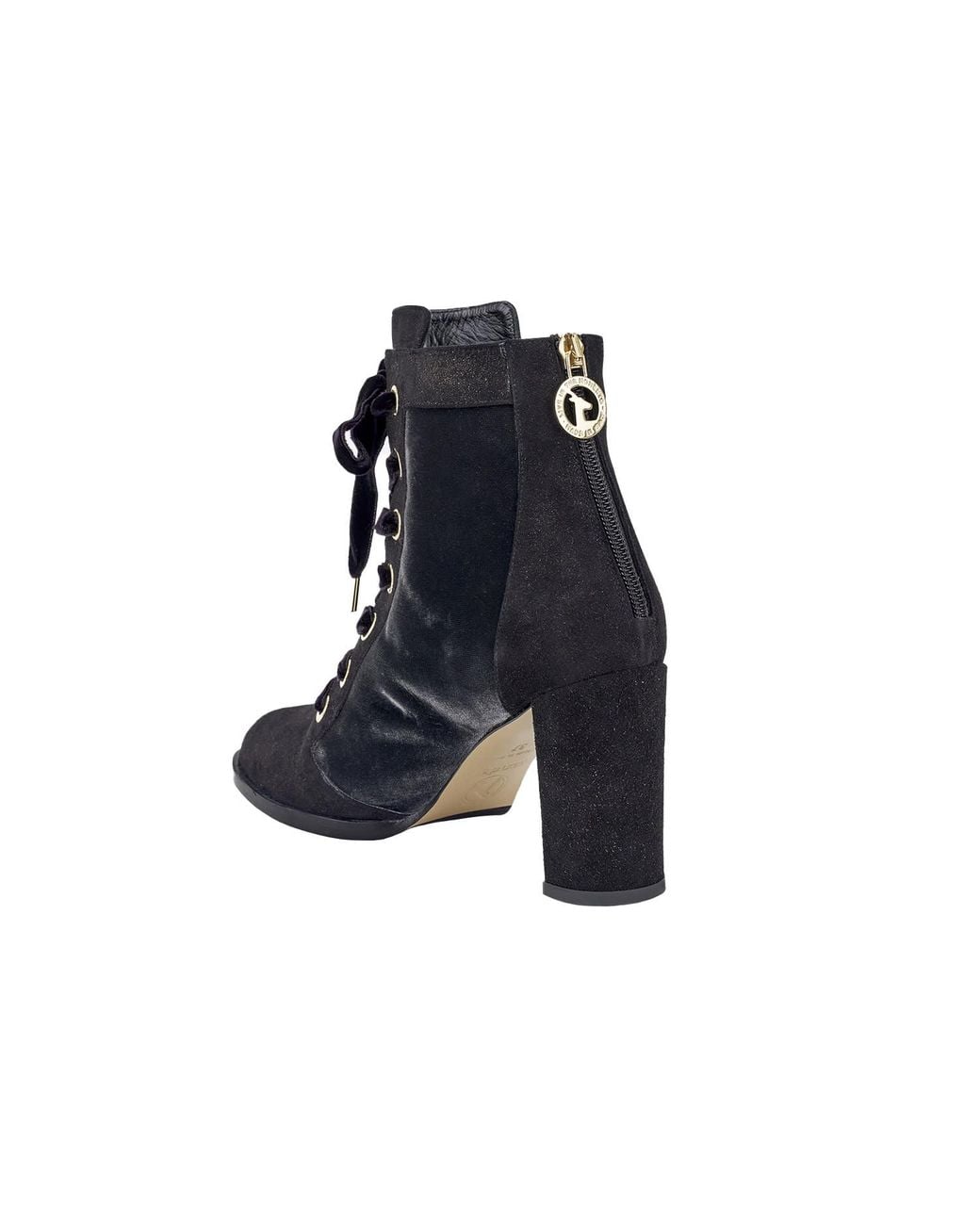 Moon D'elle Blue Cangiante Ankle Boots