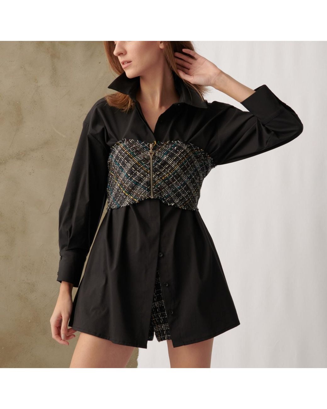 Mirimalist Black Brick Shirt