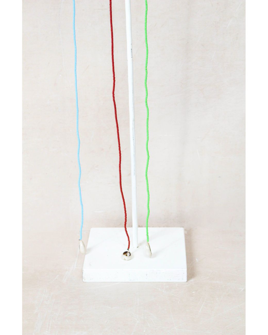 Botanical Boys Blue Kenya Maasai Beaded Necklace for men
