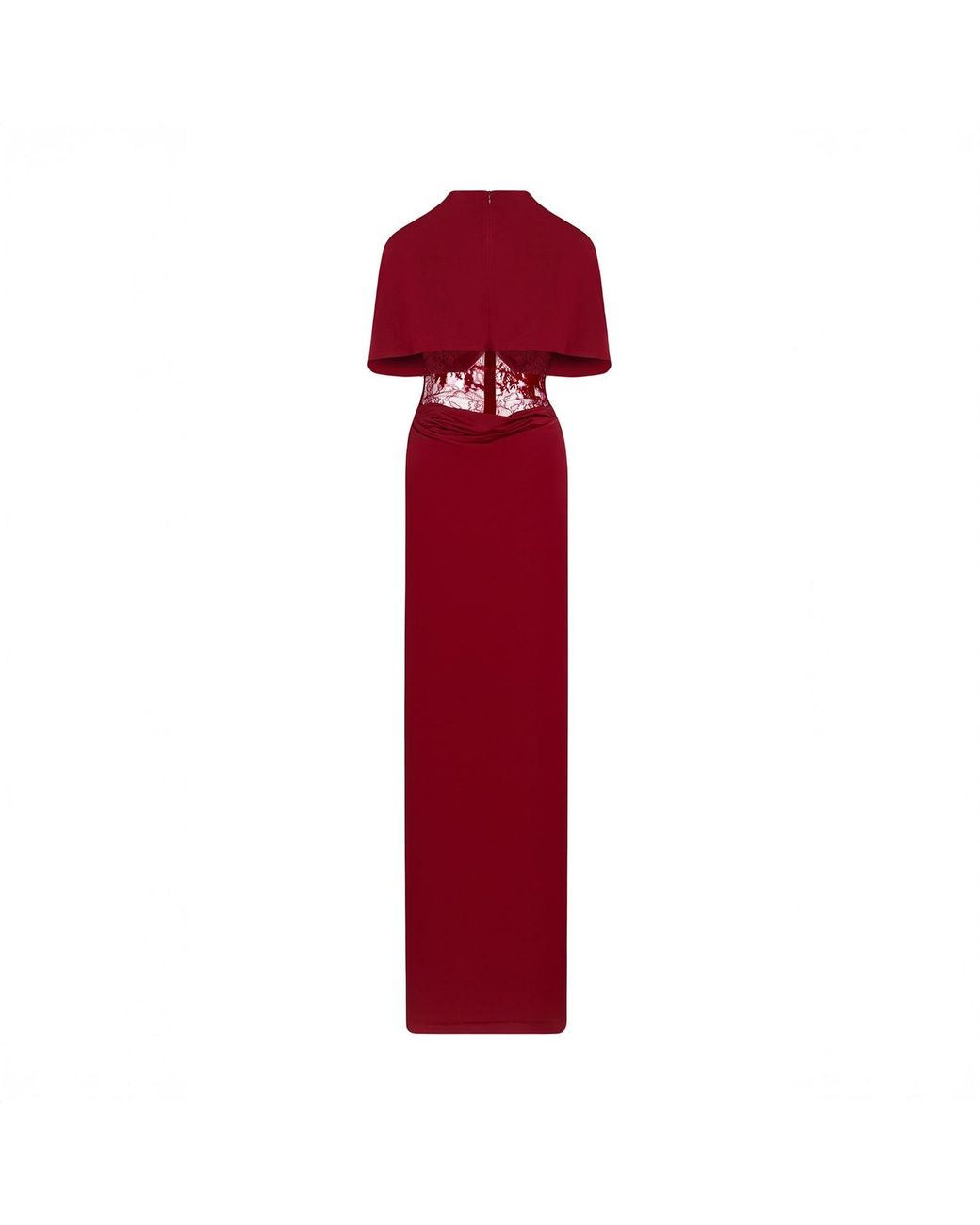 Herfetch Red Maxi Christina Dress-Burgundy