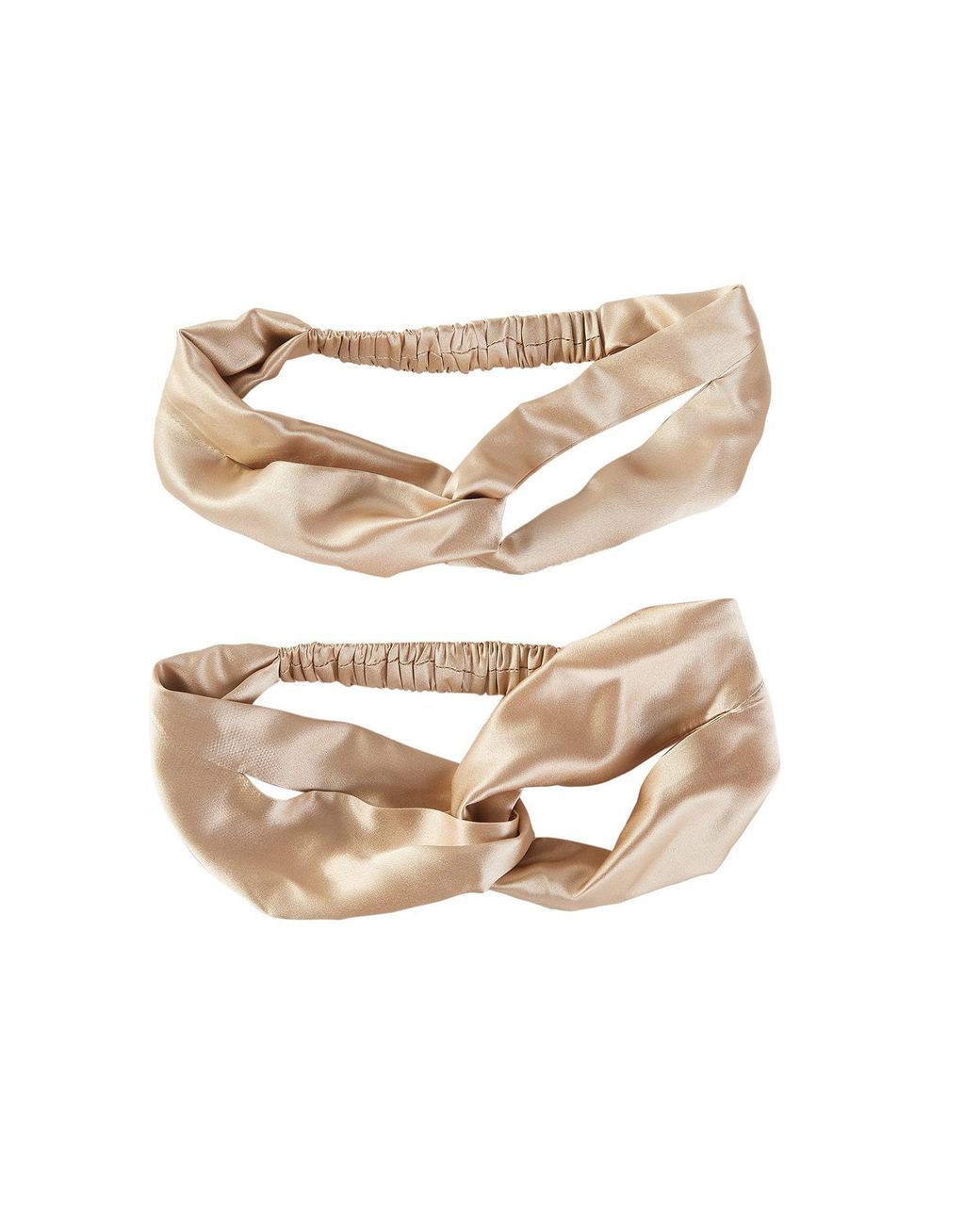Soft Strokes Silk Metallic Neutrals Pure Mulberry Silk Turban Style Headband