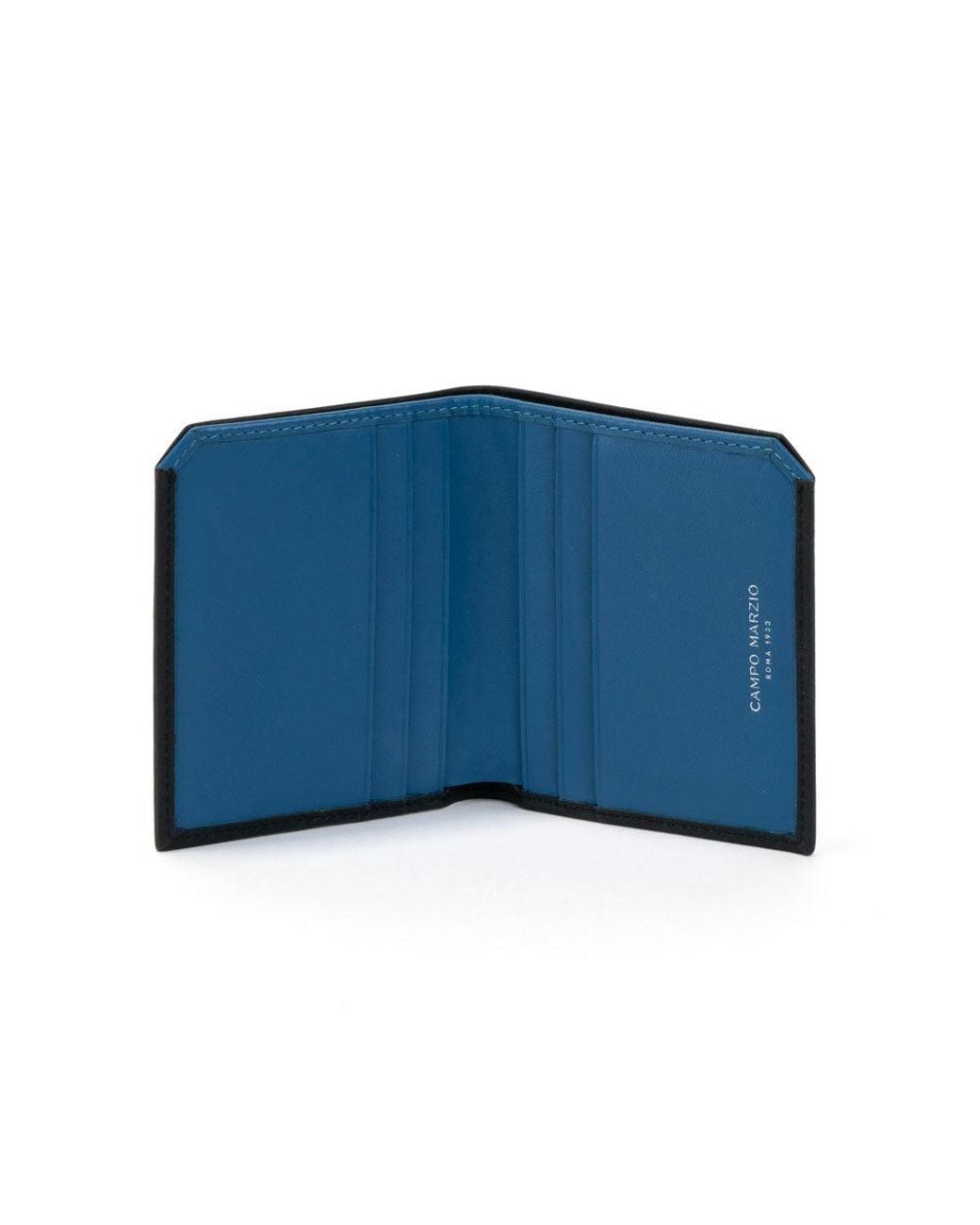 CAMPO MARZIO Roma 1933 Blue Rupert Wallet for men