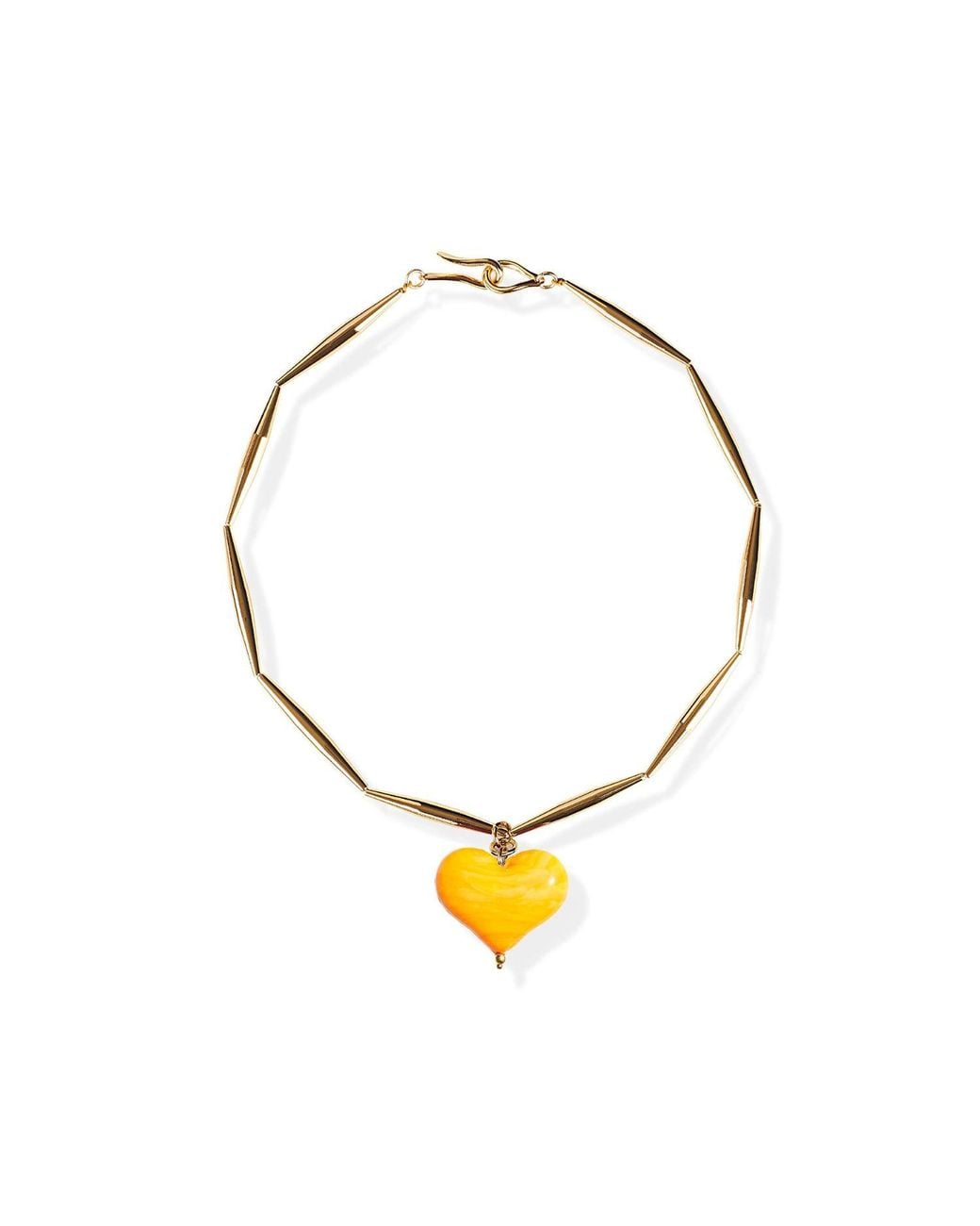 Tohum Design Metallic Cuore Necklace – Sunshine