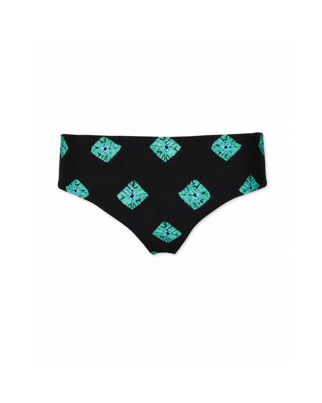 Par & Escala Black Agus Print High-Waisted Brazilian Bikini Bottom