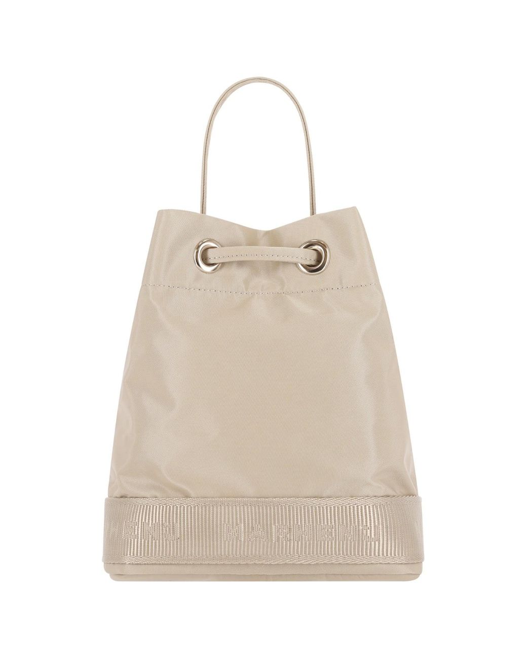 MARHEN.J Natural Neutrals Recycled Nylon Bucket Bag