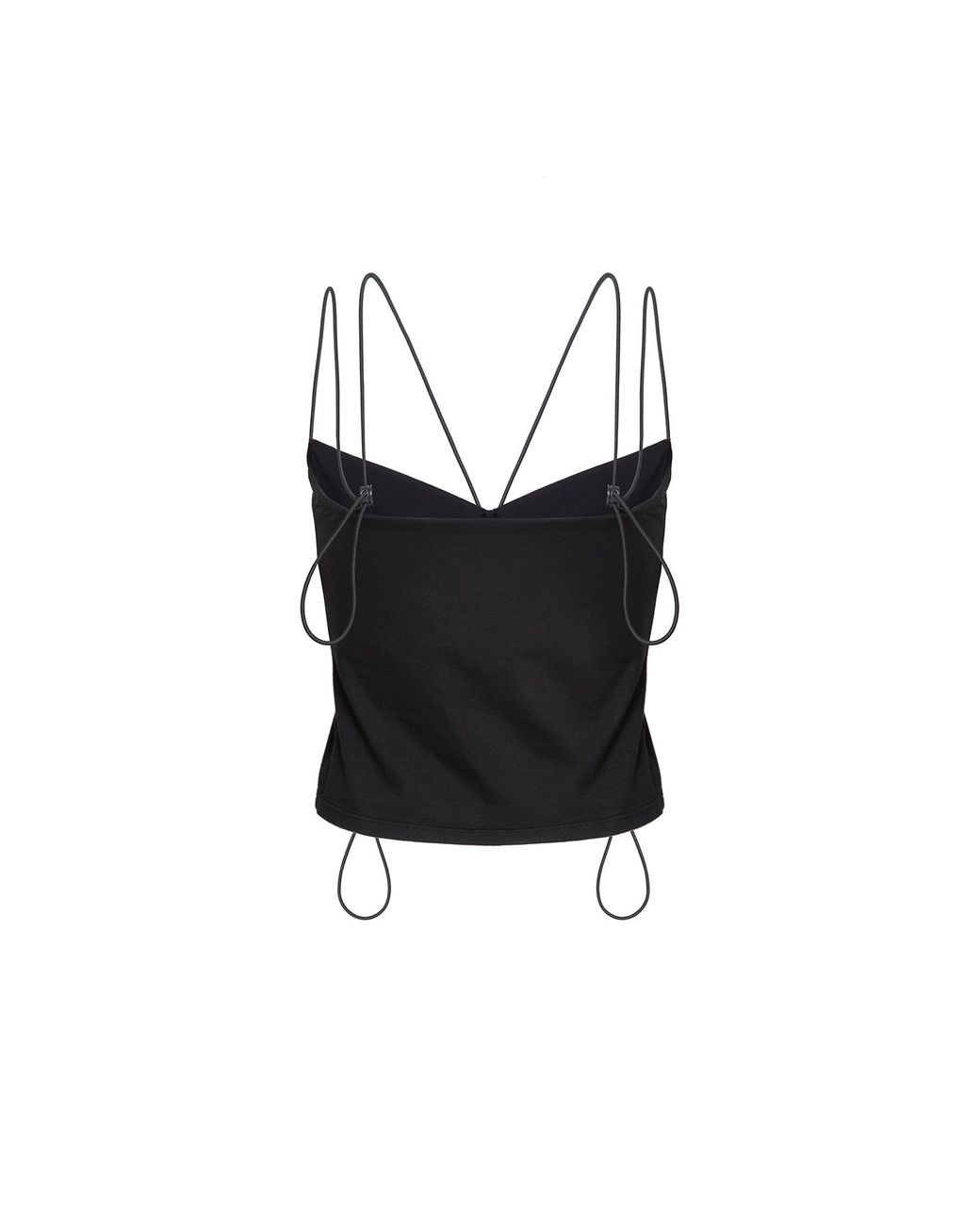 Audrey Vallens Black Spades Two Gathered Seam Bustier
