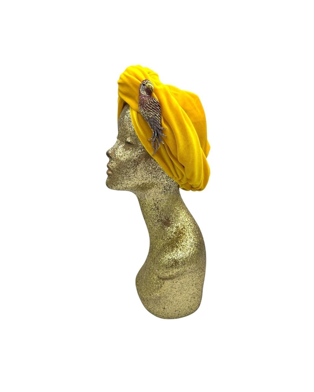 Julia Clancey Yellow Sunshine Polly Parrot Chacha Turban