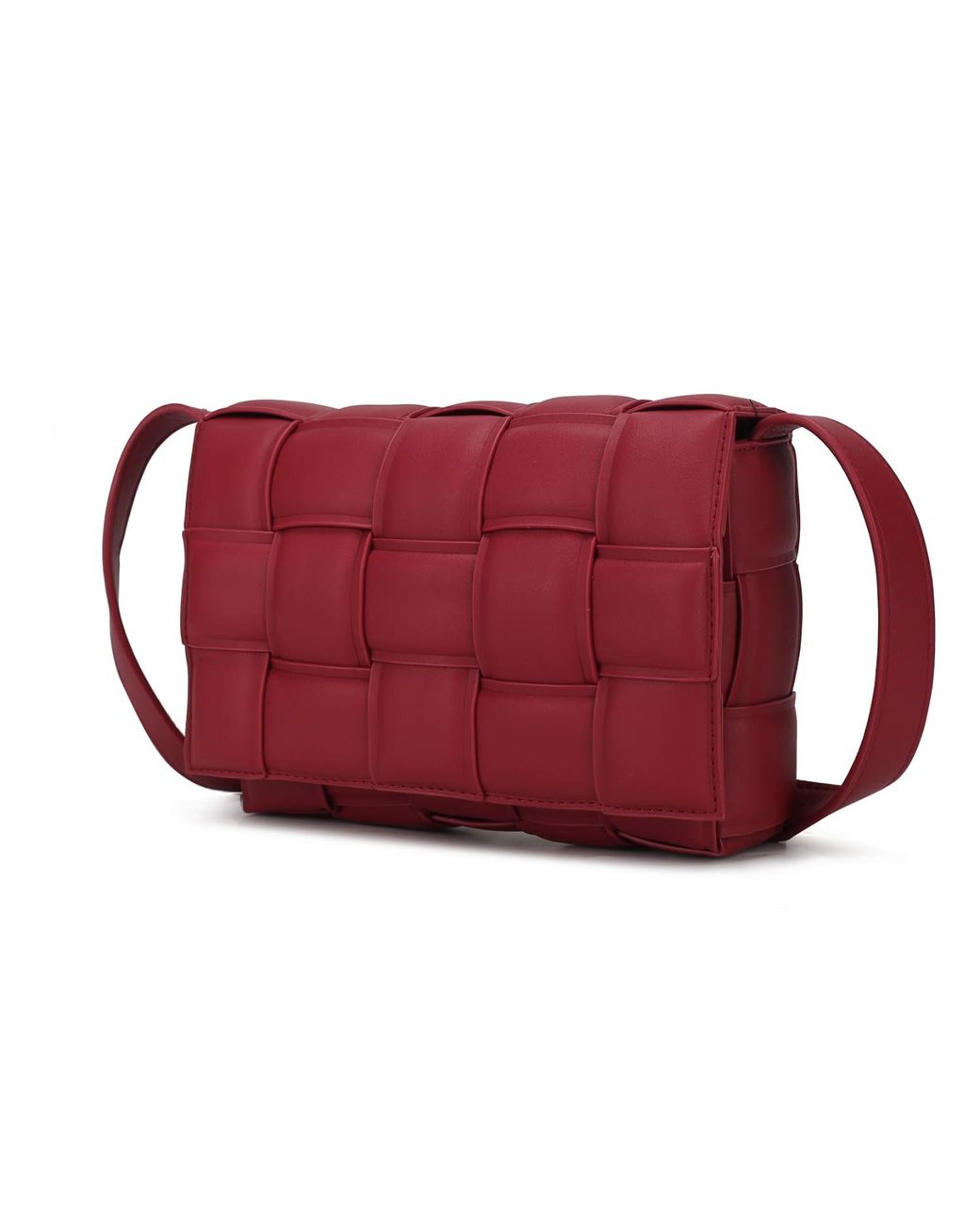 Mkf Collection - J'omor Red Ginger Woven Shoulder Bag